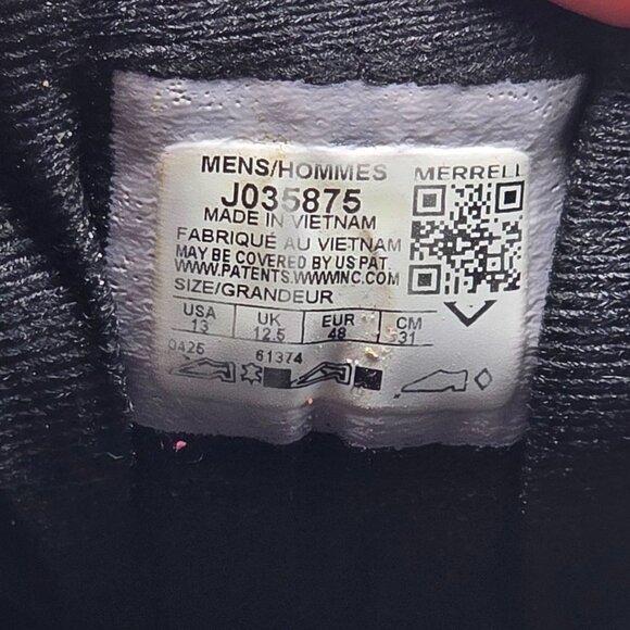 Merrell Moab 3 Mens Size 13 Black Hiking Shoes Trail Camping Outdoors Walking main image 7